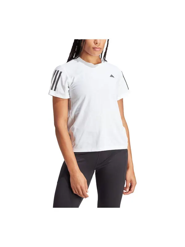 Футболка own the run t-shirt 'white' Adidas — изображение 1 из 2, белый