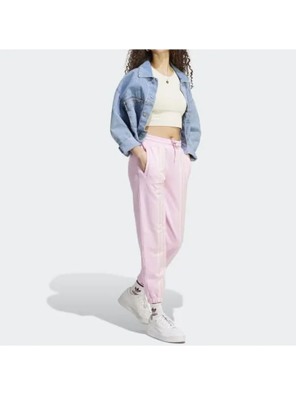 Штаны adicolor 70s 3 полоски спортивные штаны Adidas — изображение 2 из 4, розовый