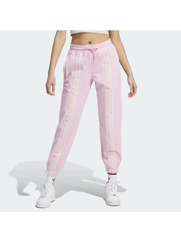 Штаны adicolor 70s 3 полоски спортивные штаны Adidas — изображение 3 из 4, розовый