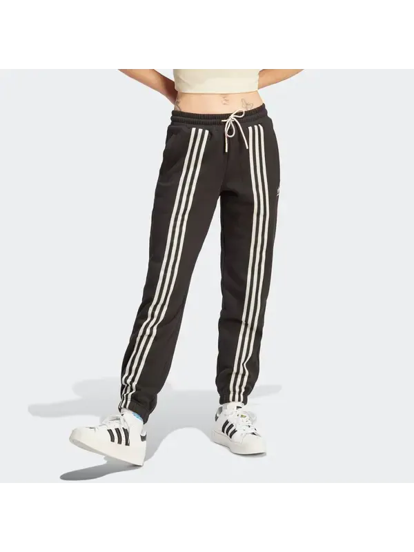 Штаны adicolor 70s 3 полоски спортивные штаны Adidas — изображение 2 из 4, черный