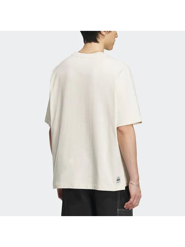 Футболка adidas originals Adventure Pocket T-shirt 'Beige' — изображение 3 из 4, бежевый/мульти