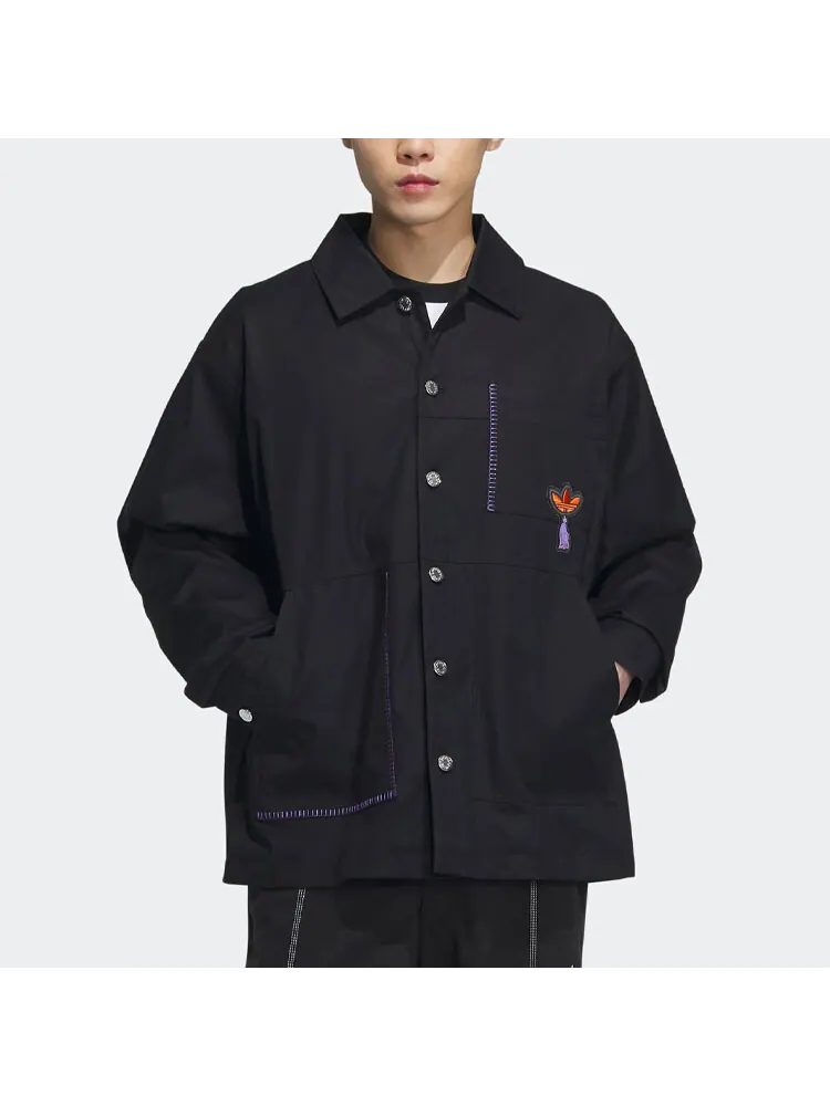 Куртка-рубашка Adidas Originals — изображение 2 из 7, черный