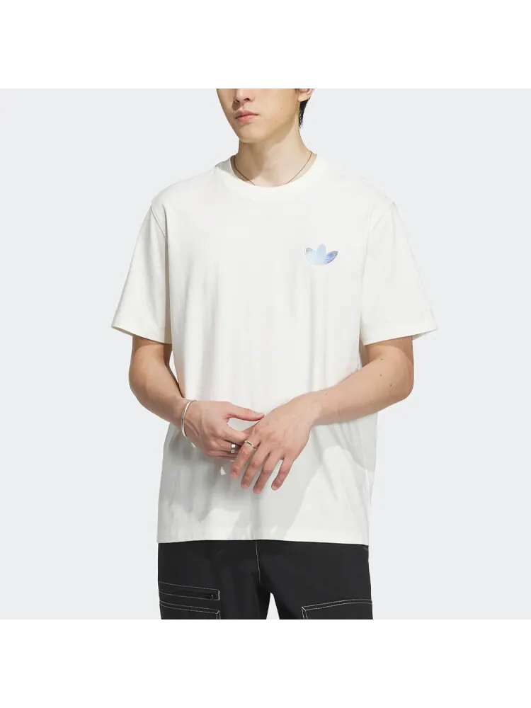 Футболка Adidas Originals нефритово-белая — изображение 2 из 5, белый