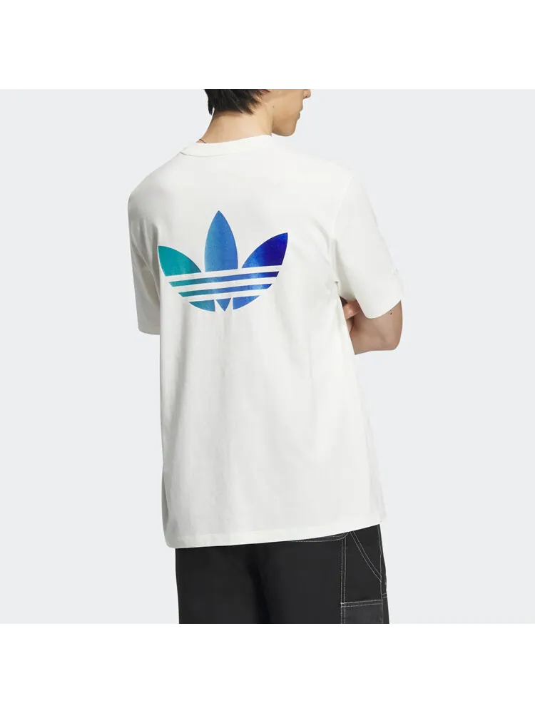 Футболка Adidas Originals нефритово-белая — изображение 3 из 5, белый