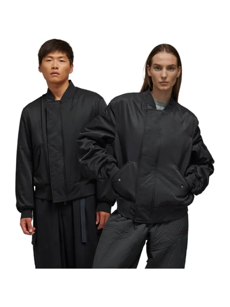Куртка adidas Y-3 Bomber Jacket 'Black' — изображение 2 из 6, черный