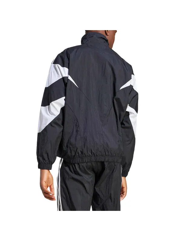 Куртка rekive тканая спортивная куртка азиатские размеры Adidas — изображение 2 из 2, черный/белый