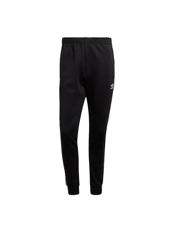 Штаны оригинальные adicolor classics sst спортивные штаны Adidas — изображение 1 из 1, черный/белый