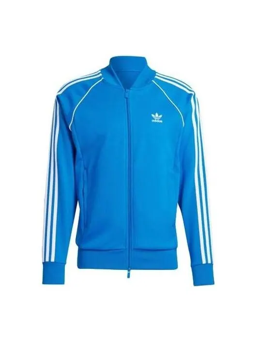 Куртка adicolor classics sst track jacket Adidas — изображение 1 из 1, синий/белый