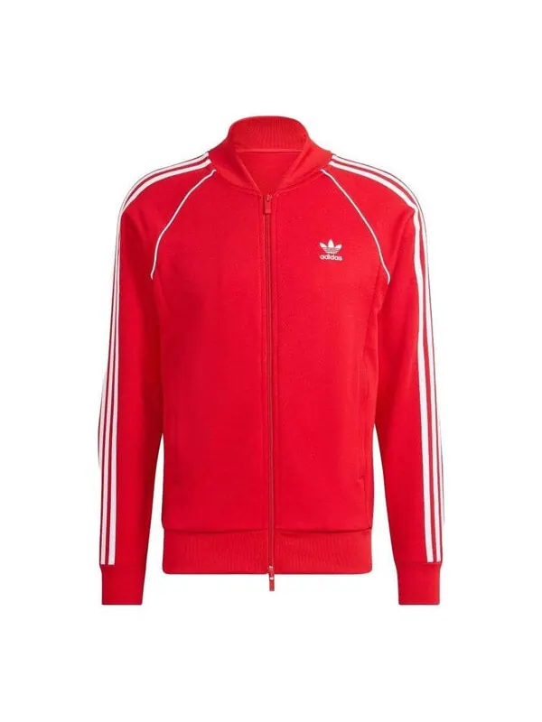 Куртка adidas originals Adicolor Classics SST Track Jacket 'Red', алый — изображение 1 из 1, белый