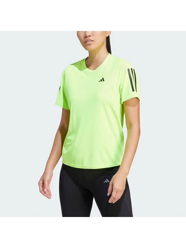 Футболка владеют футболкой для бега Adidas — изображение 2 из 4, черный
