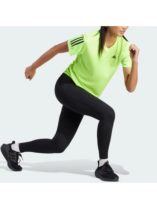 Футболка владеют футболкой для бега Adidas — изображение 4 из 4, черный