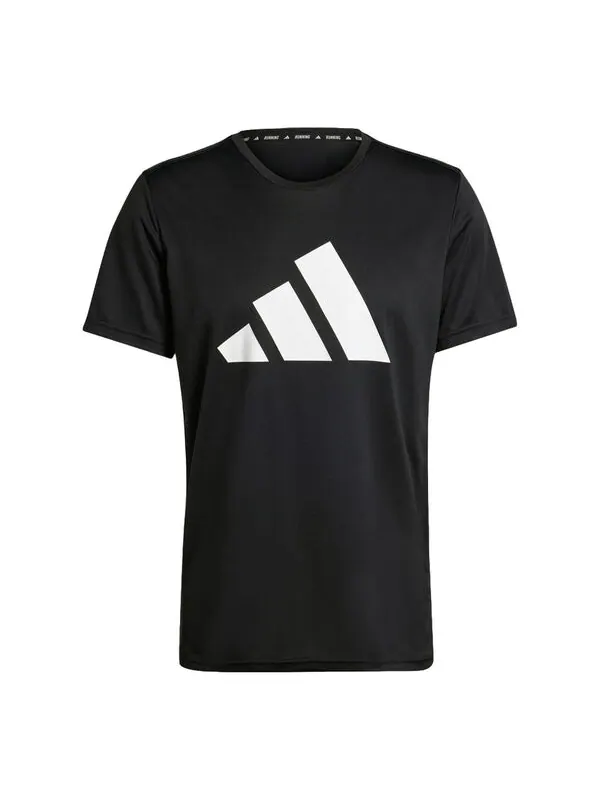 Футболка run it футболка азиатские размеры Adidas — изображение 1 из 1, черный/белый