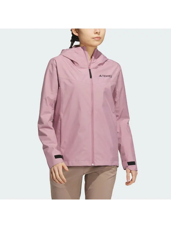 Куртка terrex rain.rdy переходная куртка Adidas — изображение 2 из 4, розовый