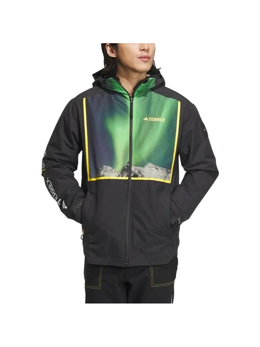 Куртка Adidas National Geographic Rain.Rdy Three-In-One — изображение 3 из 9, черный