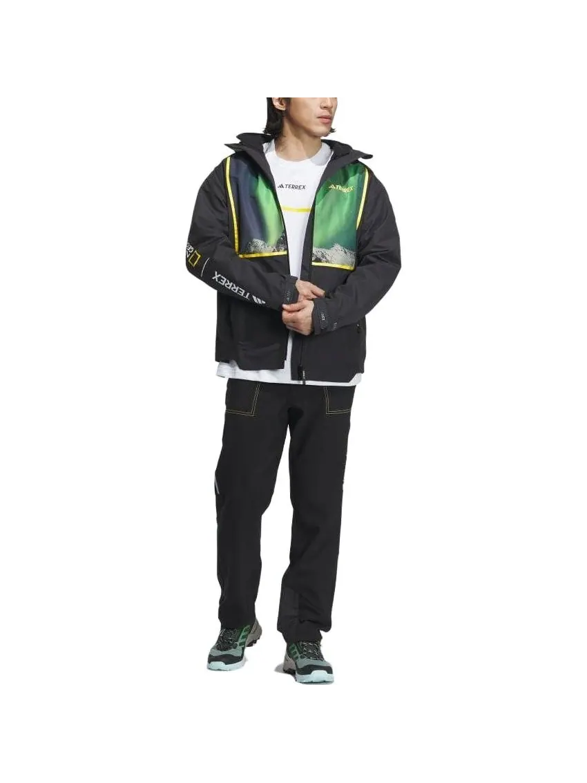 Куртка Adidas National Geographic Rain.Rdy Three-In-One — изображение 6 из 9, черный