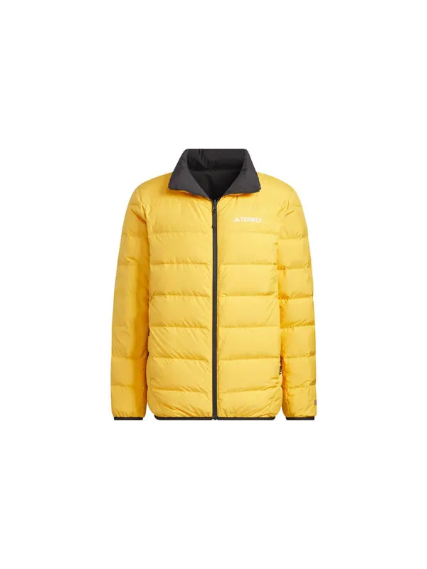 Куртка terrex 3 в 1 rain.rdy двусторонняя куртка Adidas — изображение 3 из 4, черный/желтый
