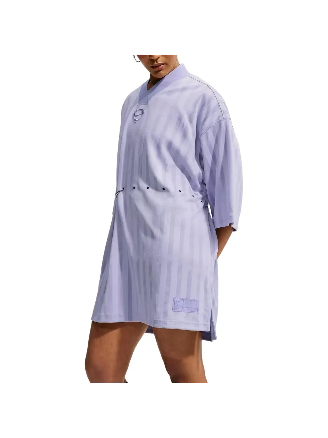 Женское платье с длинным рукавом Runway Jersey Lilac Ice Nike — изображение 2 из 4, фиолетовый