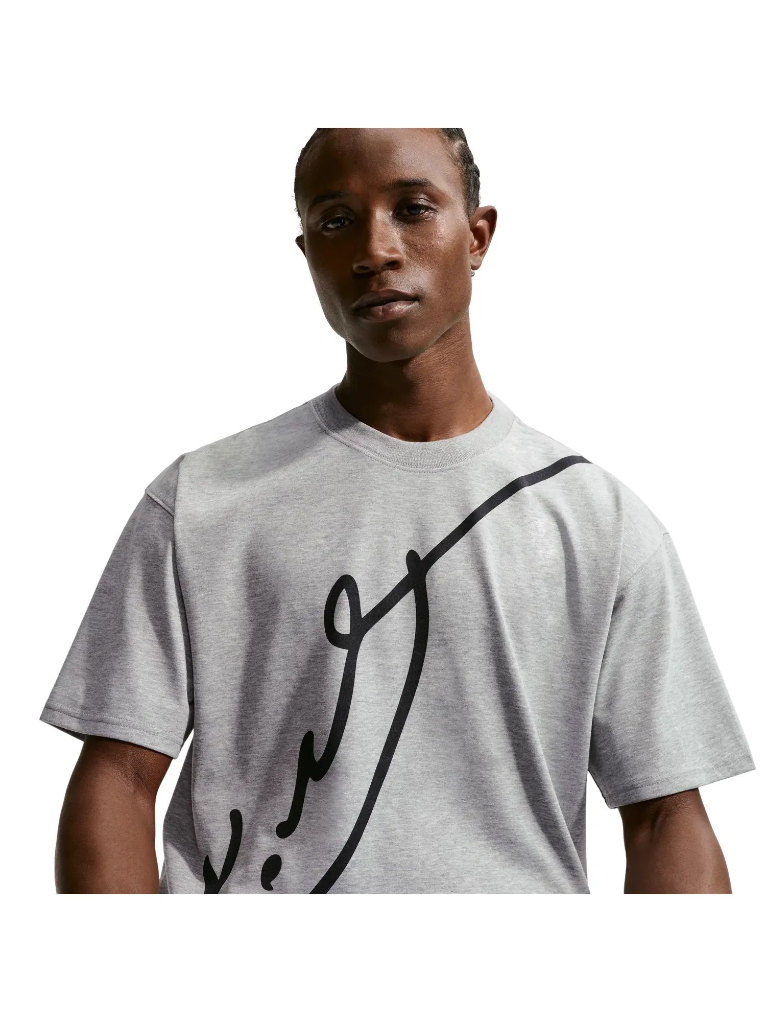 Мужская футболка с принтом Nike x Kobe Dri-FIT — изображение 2 из 5, серый