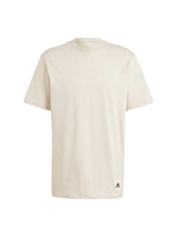 Футболка adidas Lounge Tee 'Wonder Beige' — изображение 1 из 4, бежевый
