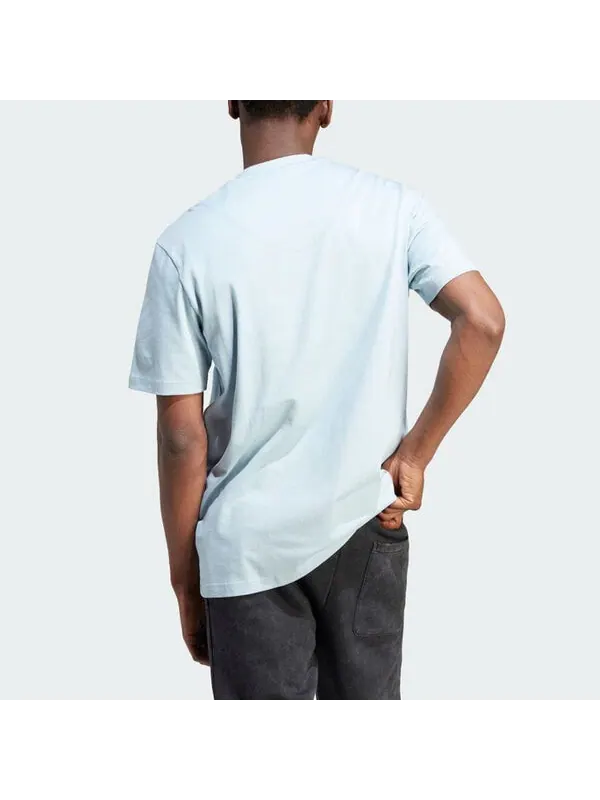 Футболка adidas Lounge Tee 'Wonder Blue' — изображение 3 из 4, синий