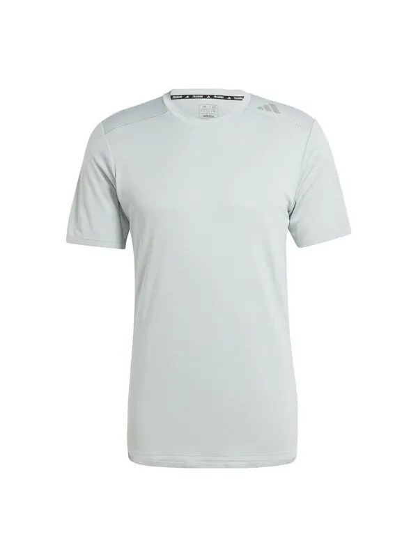 Футболка с дизайном 4 training heat.rdy hiit training tee Adidas — изображение 1 из 3, серебристый