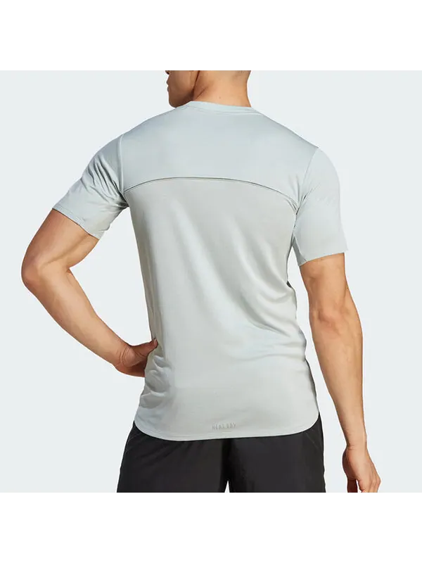 Футболка с дизайном 4 training heat.rdy hiit training tee Adidas — изображение 3 из 3, серебристый