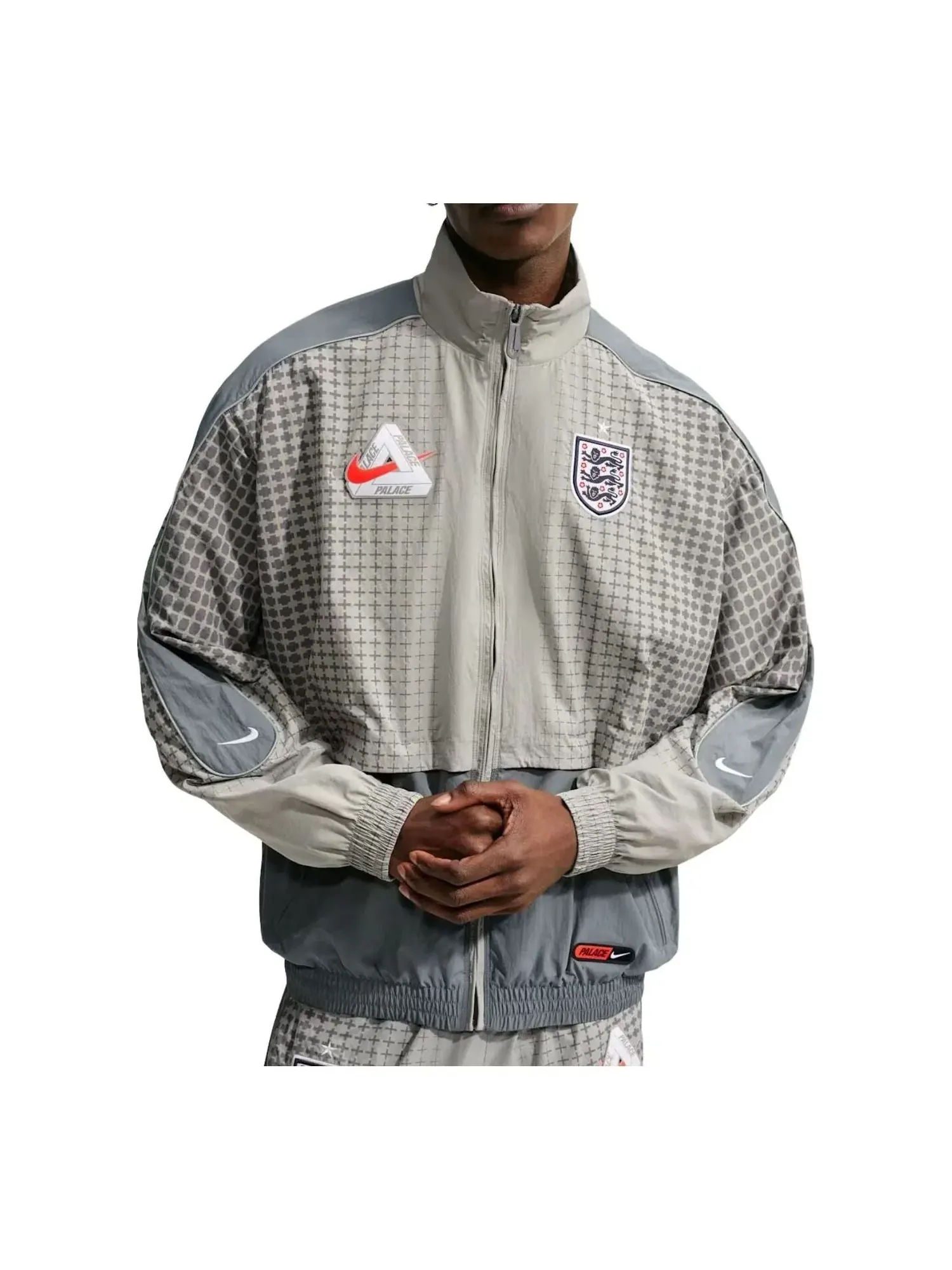 Мужская куртка Nike x England x Palace Cryoshot Track Jacket — изображение 1 из 3, серый