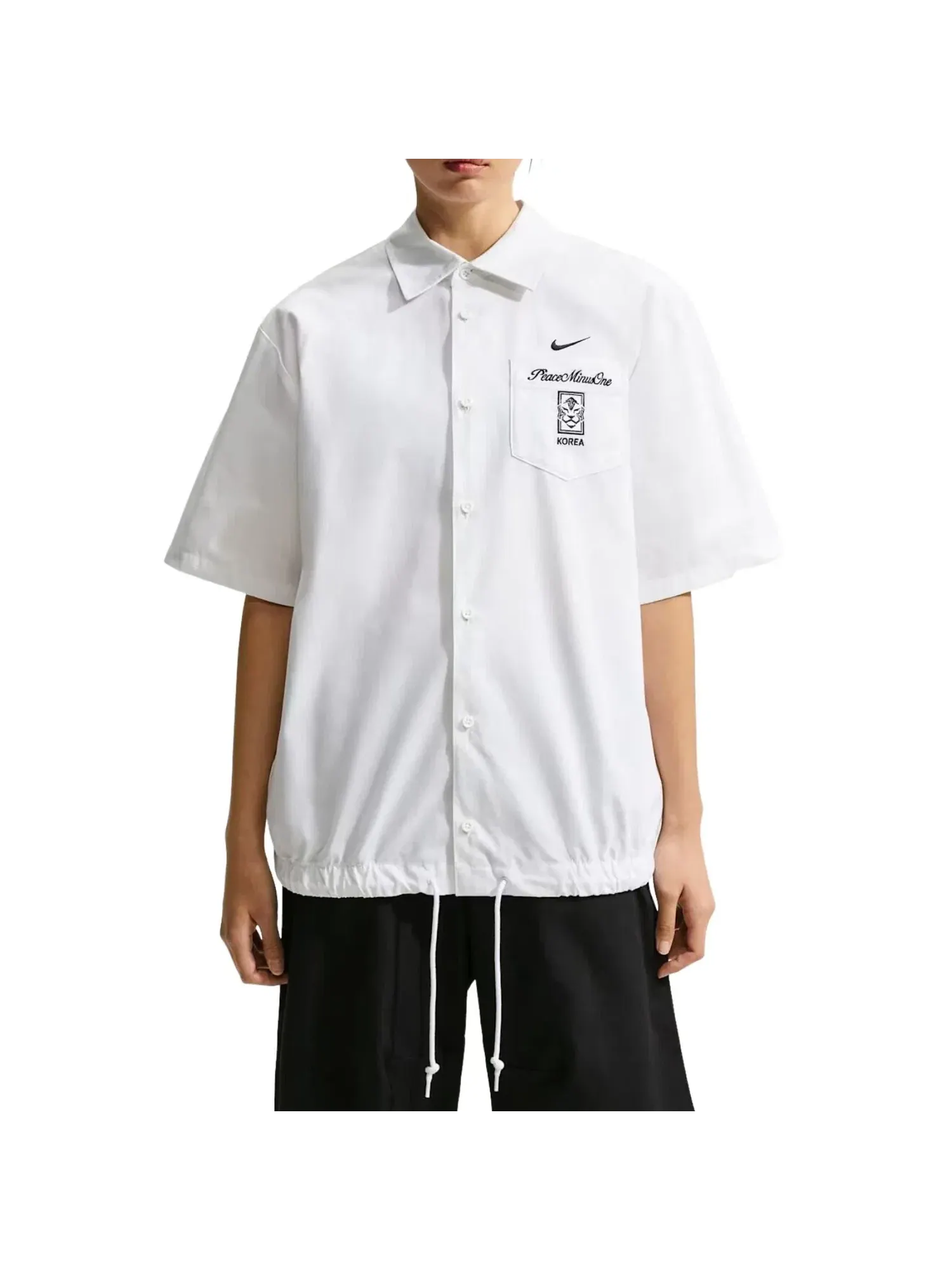 Мужская футболка с коротким рукавом Nike x South Korea x PEACEMINUSONE Cryoshot Short Sleeve Top — изображение 2 из 3, белый