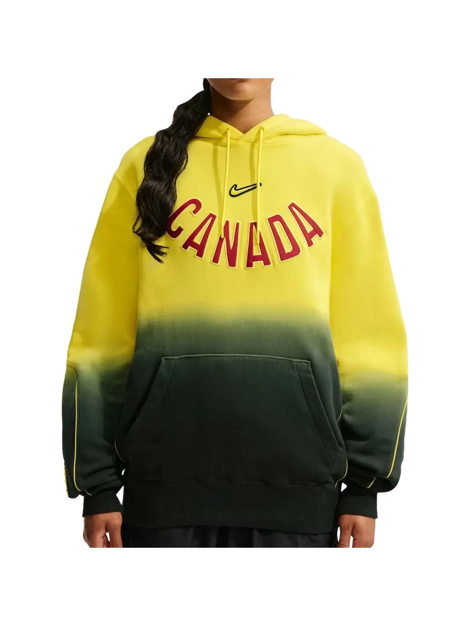 Мужское худи с принтом Nike x Canada x NOCTA Cryoshot CS Hoodie Sonic Yellow — изображение 2 из 3, желтый