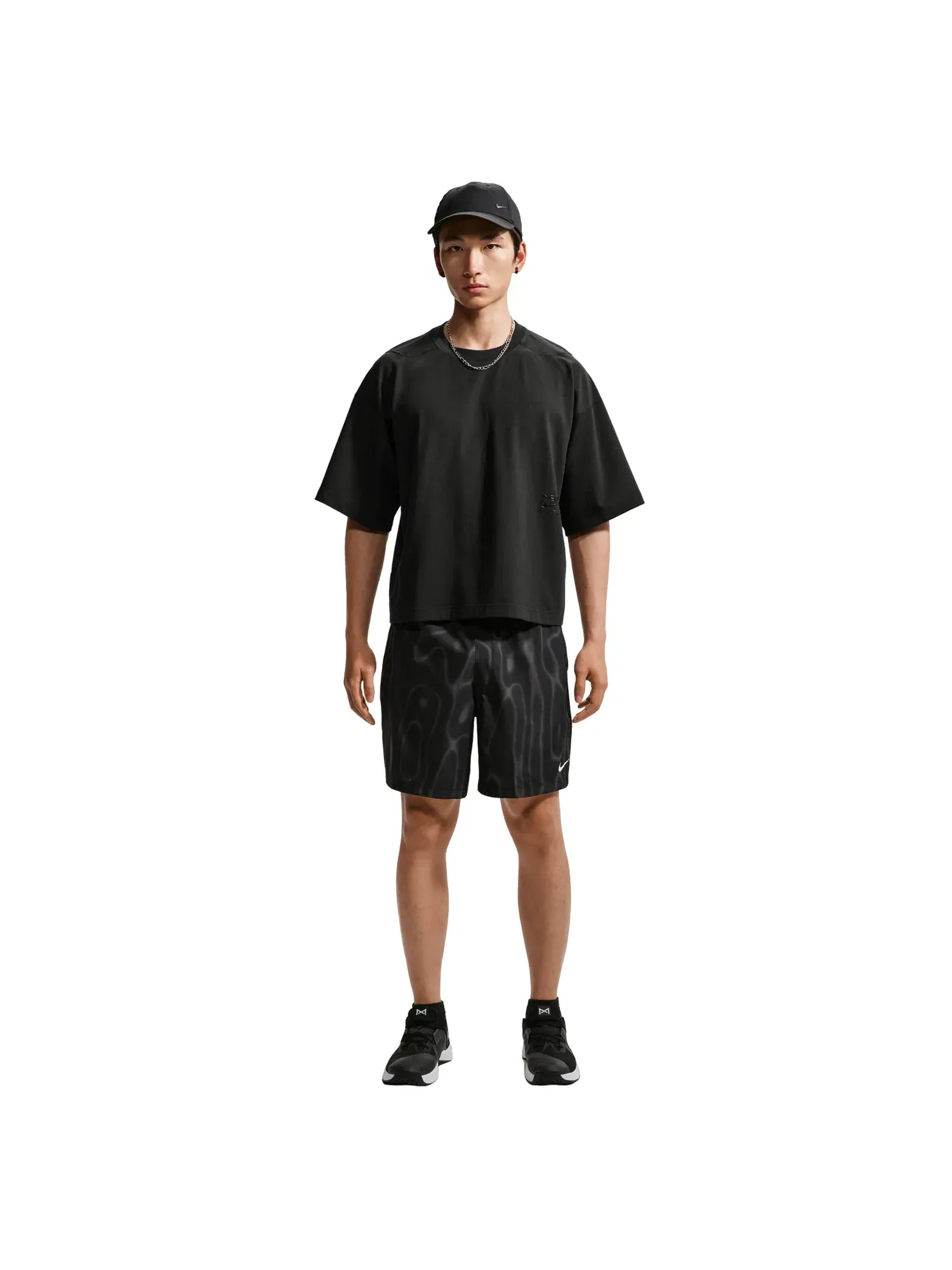 Мужская футболка с коротким рукавом Nike N.A.C. Dri-Fit — изображение 2 из 2, черный