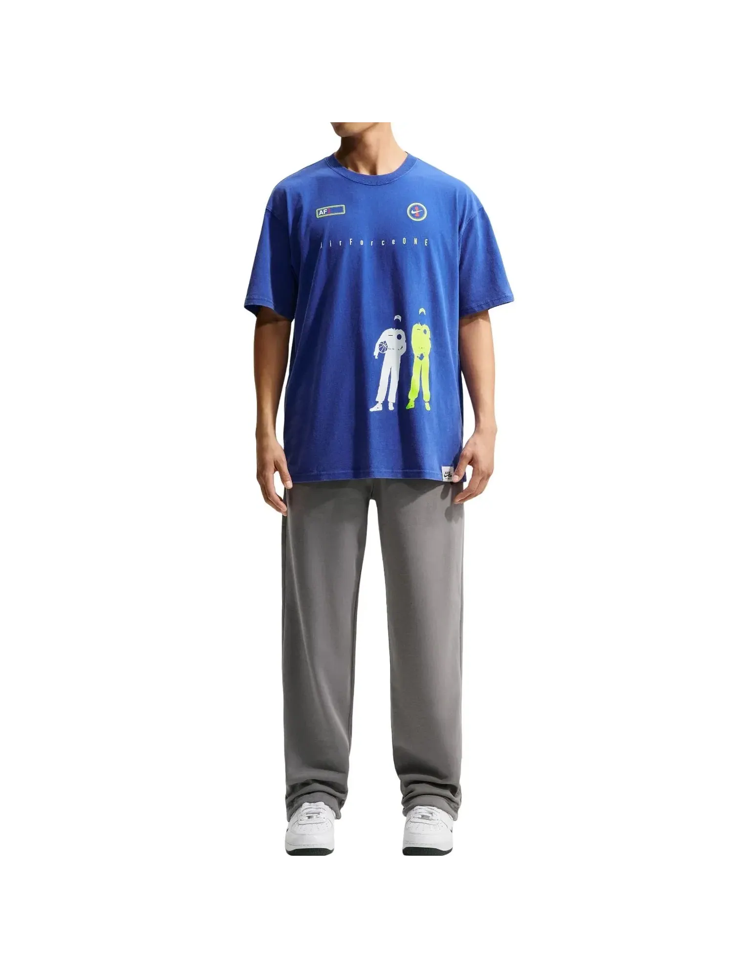 Мужская футболка с принтом Nike Sportswear Old Royal — изображение 2 из 3, синий