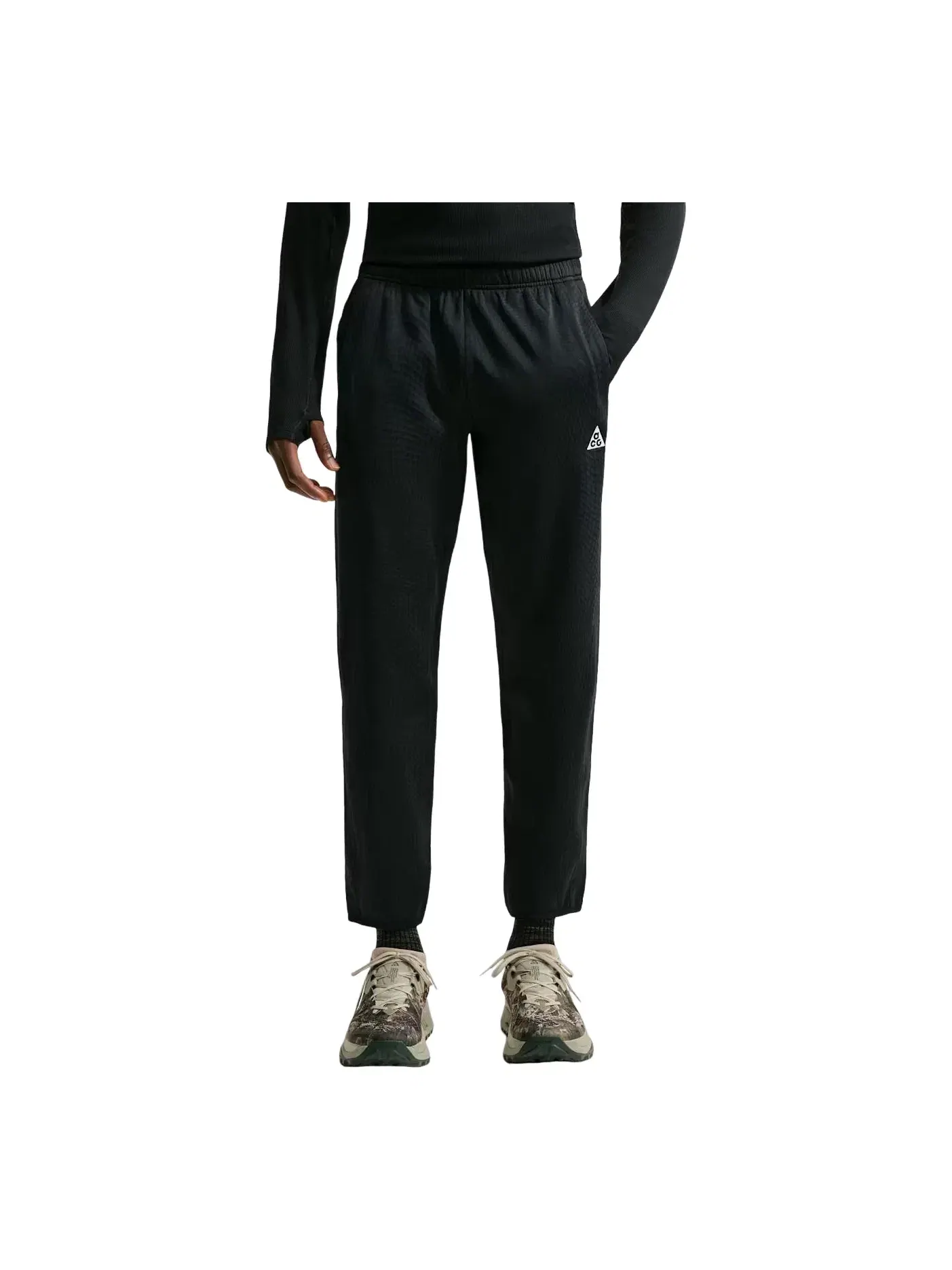 Мужские брюки с утеплением Therma-FIT Nike x ACG Wolf Grid — изображение 1 из 4, черный