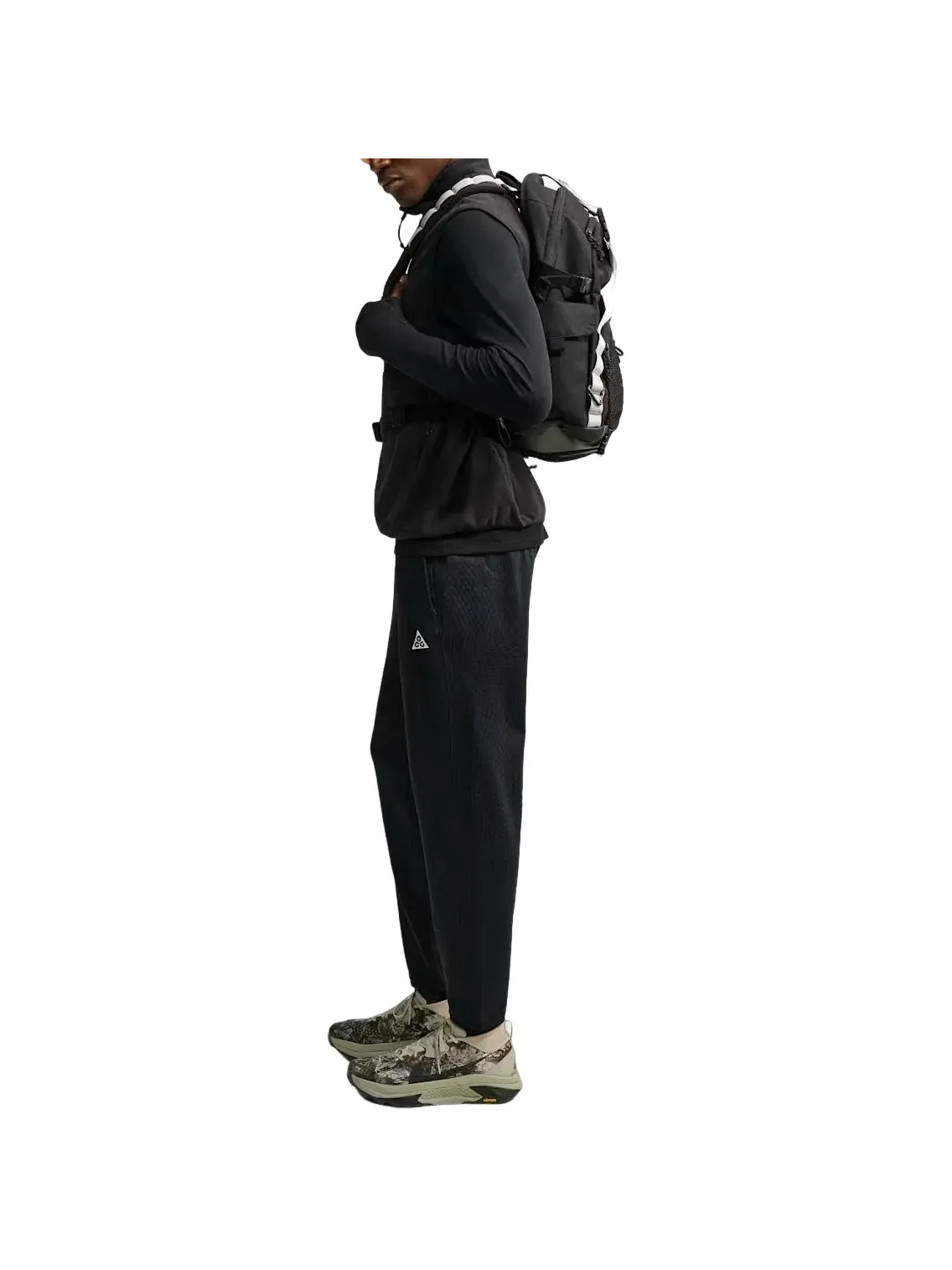 Мужские брюки с утеплением Therma-FIT Nike x ACG Wolf Grid — изображение 2 из 4, черный