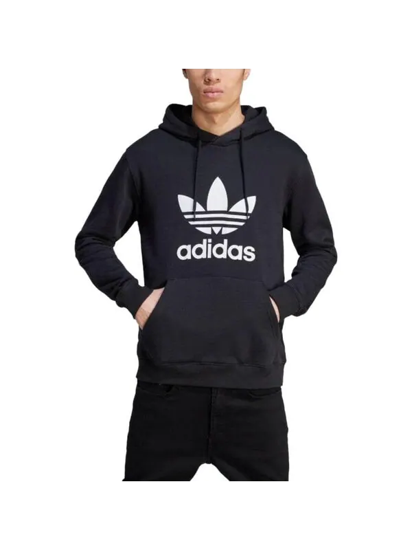 Толстовка оригиналы adicolor классика трилистник Толстовка Adidas — изображение 2 из 4, черный