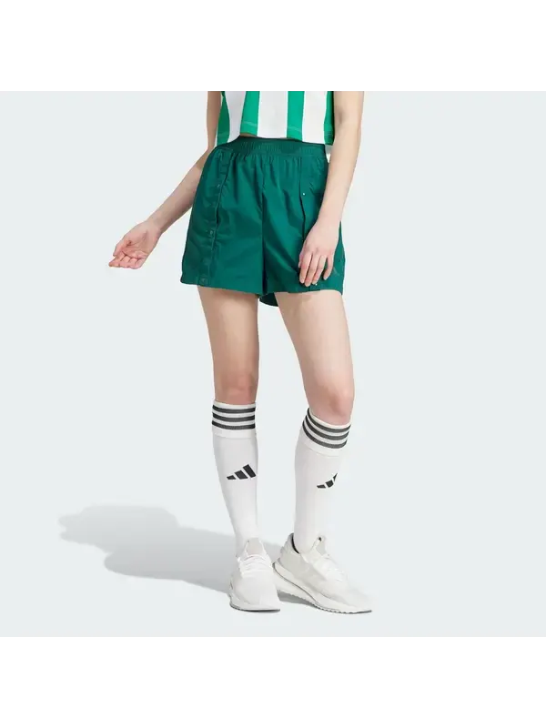 Шорты шорты на кнопках тиро Adidas — изображение 2 из 4, зеленый