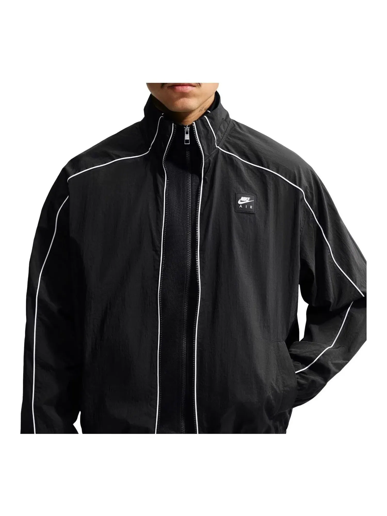 Мужская куртка Nike Air Woven Track Jacket — изображение 1 из 4, черный