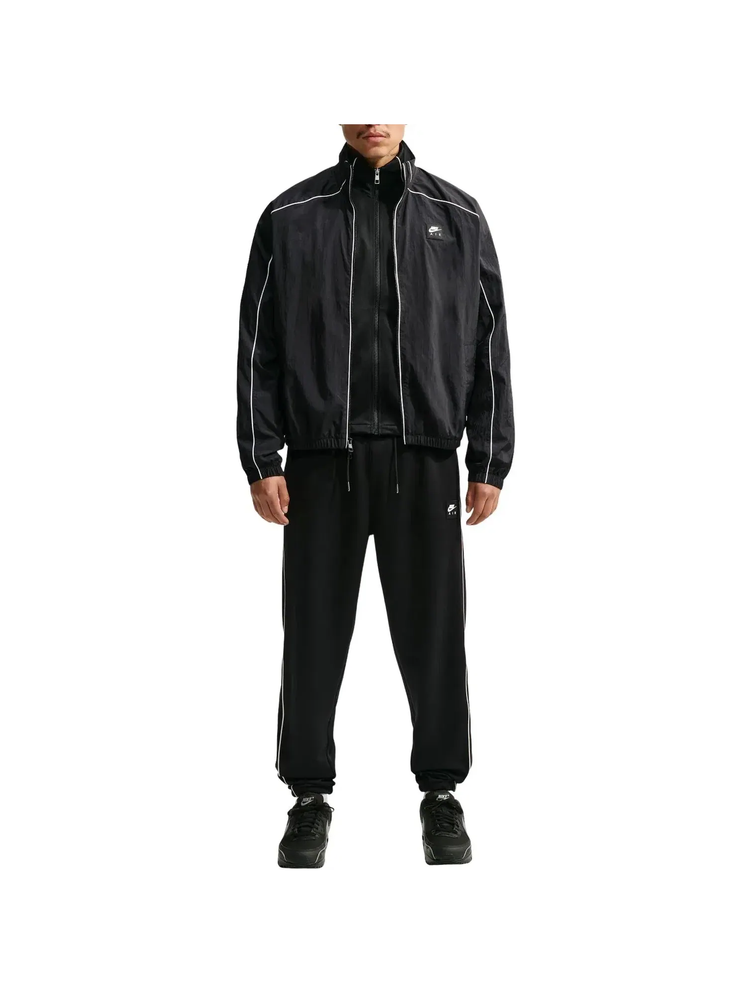 Мужская куртка Nike Air Woven Track Jacket — изображение 2 из 4, черный