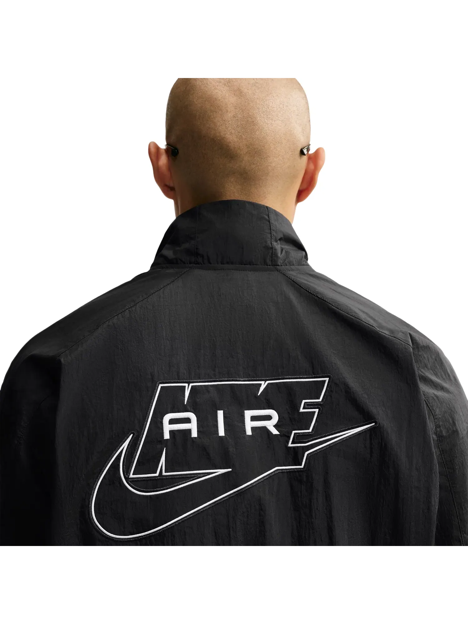 Мужская куртка Nike Air Woven Track Jacket — изображение 4 из 4, черный