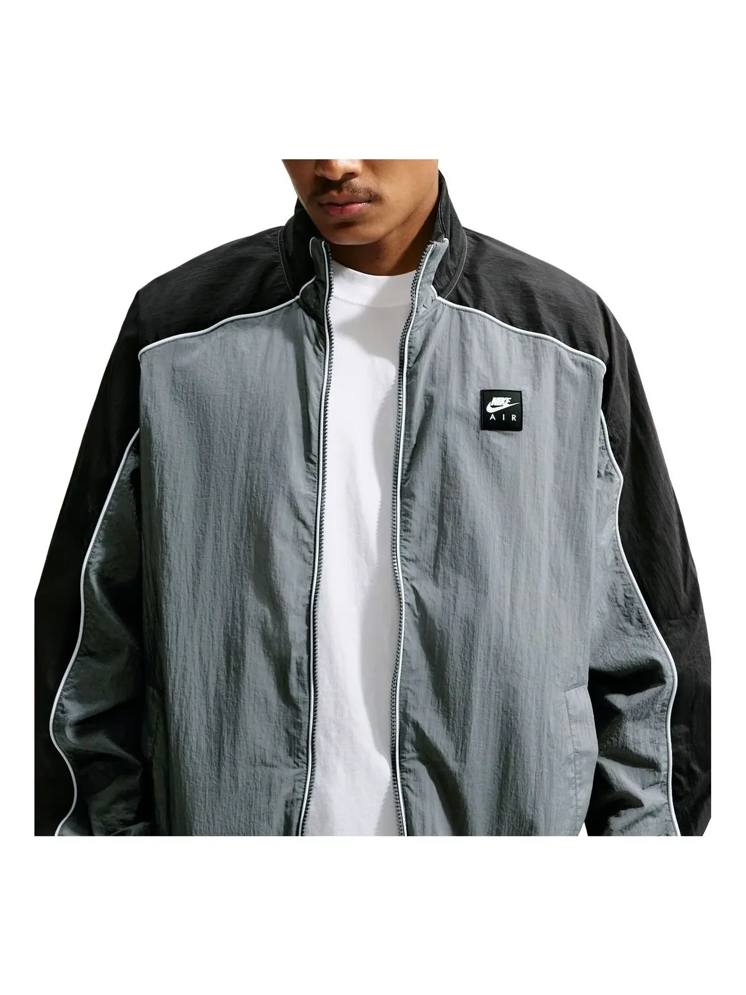Мужская куртка Nike Air Woven Track Jacket — изображение 1 из 5, серый