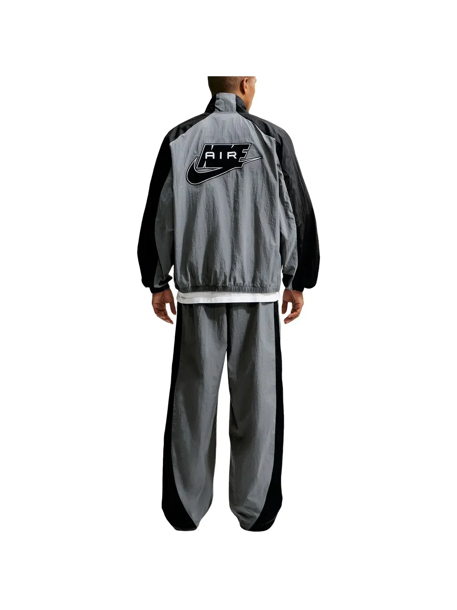 Мужская куртка Nike Air Woven Track Jacket — изображение 5 из 5, серый