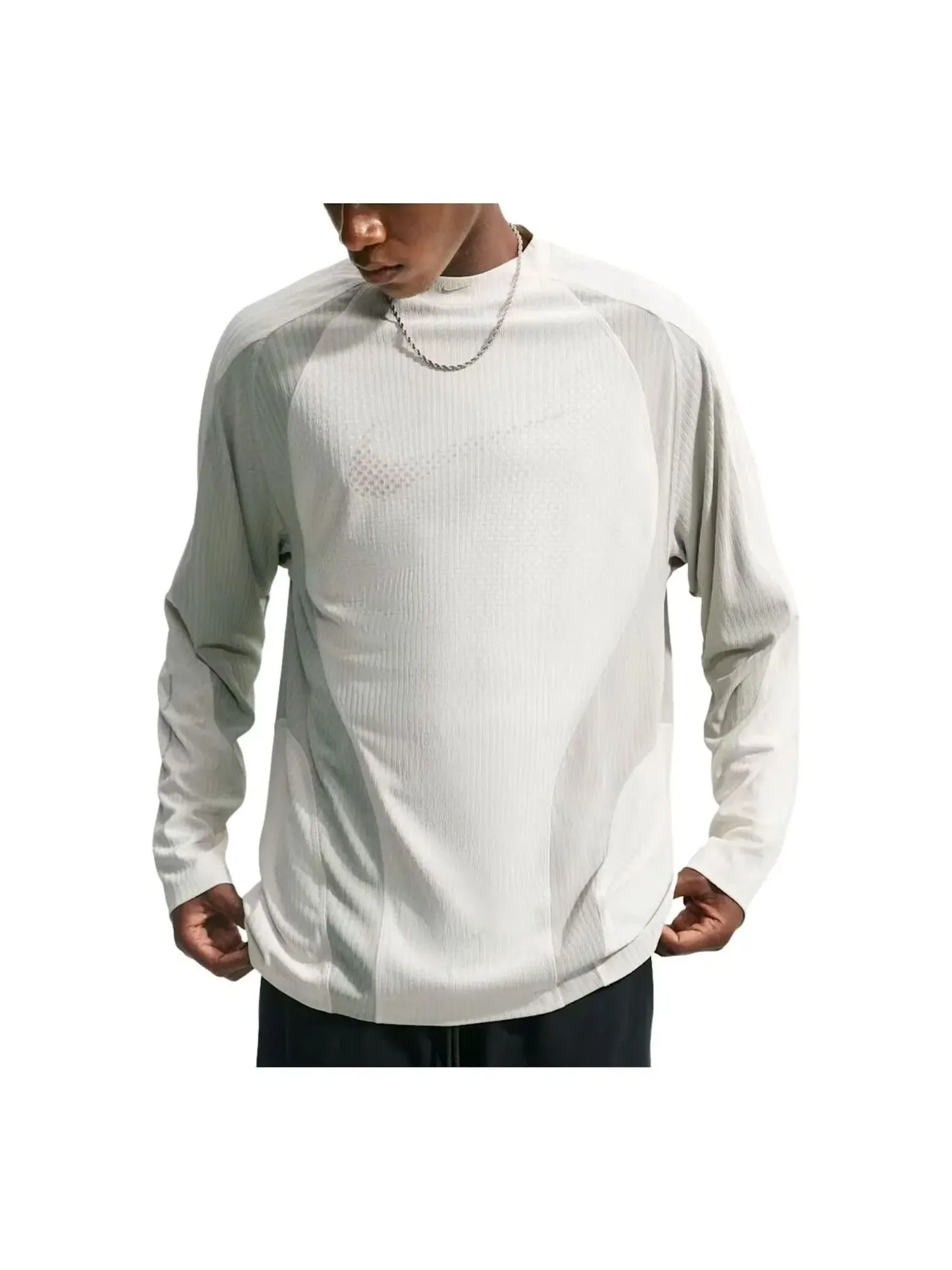 Мужская джерси Nike Tech Dri-FIT ADV 'Light Bone Spruce Fog' — изображение 1 из 5, серый