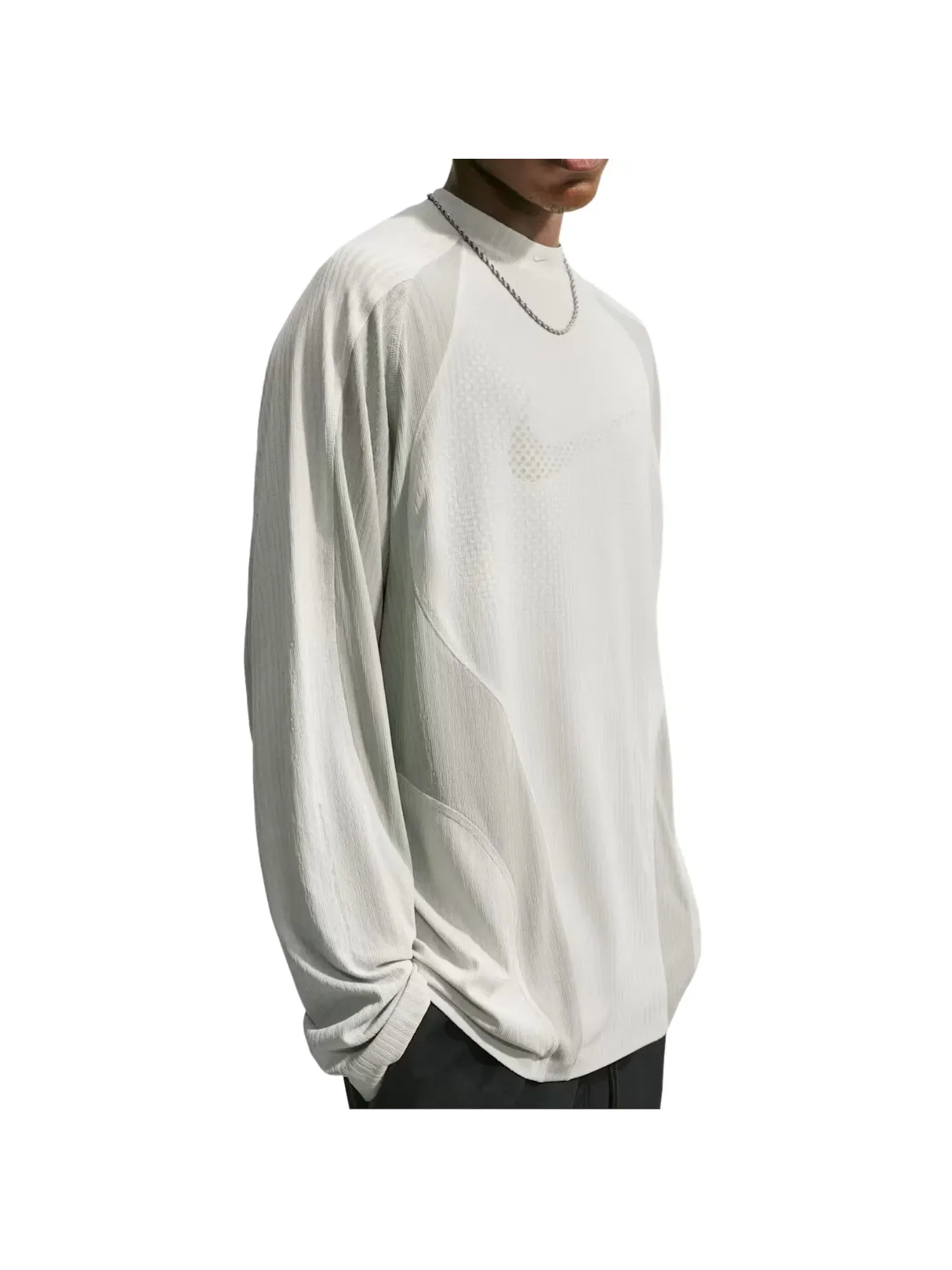 Мужская джерси Nike Tech Dri-FIT ADV 'Light Bone Spruce Fog' — изображение 3 из 5, серый