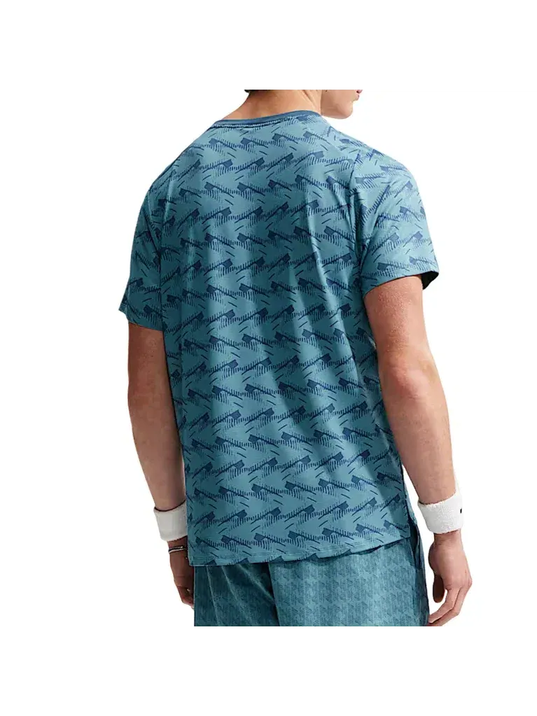 Мужская футболка с принтом Nike Court Advantage Dri-FIT — изображение 2 из 2, синий