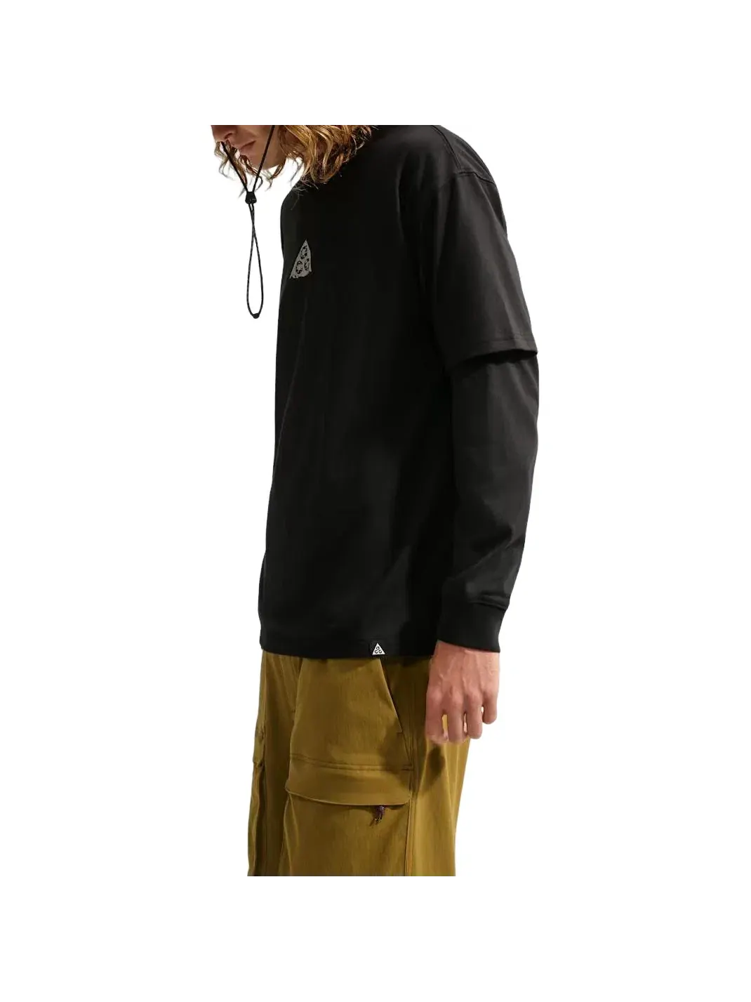 Мужская футболка с принтом Nike x ACG Dri-FIT — изображение 2 из 3, черный
