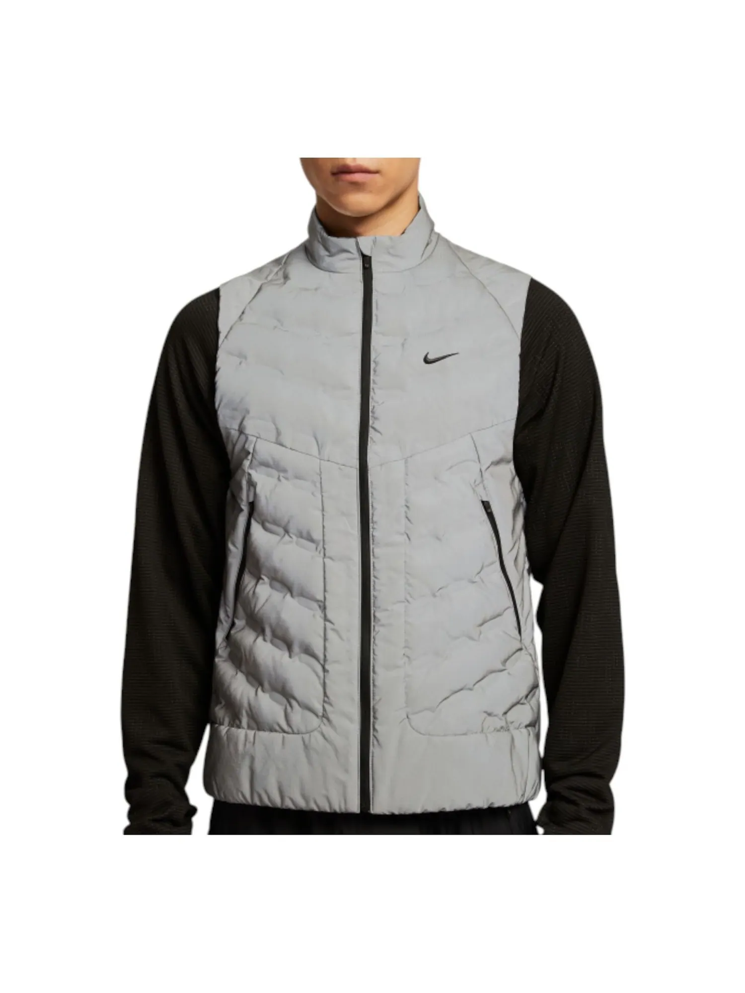 Жилет Nike Therma-Fit ADV Reflective Running Vest 'Reflective Silver' — изображение 1 из 3, серебряный