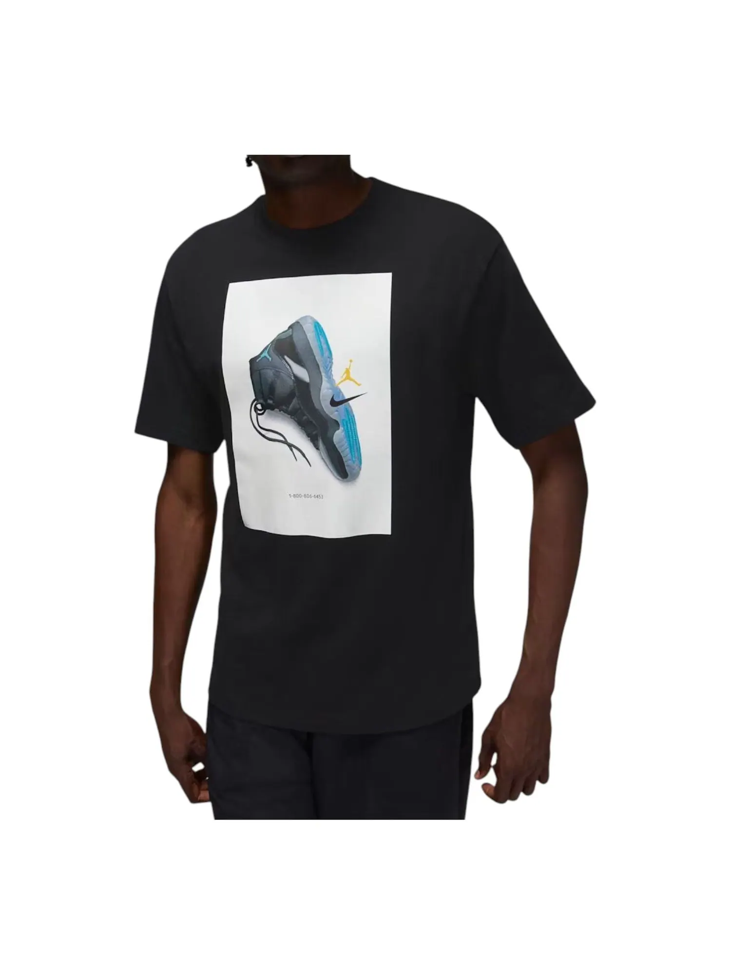 Футболка Air Jordan Brooklyn T-shirt 'Black' — изображение 1 из 2, черный