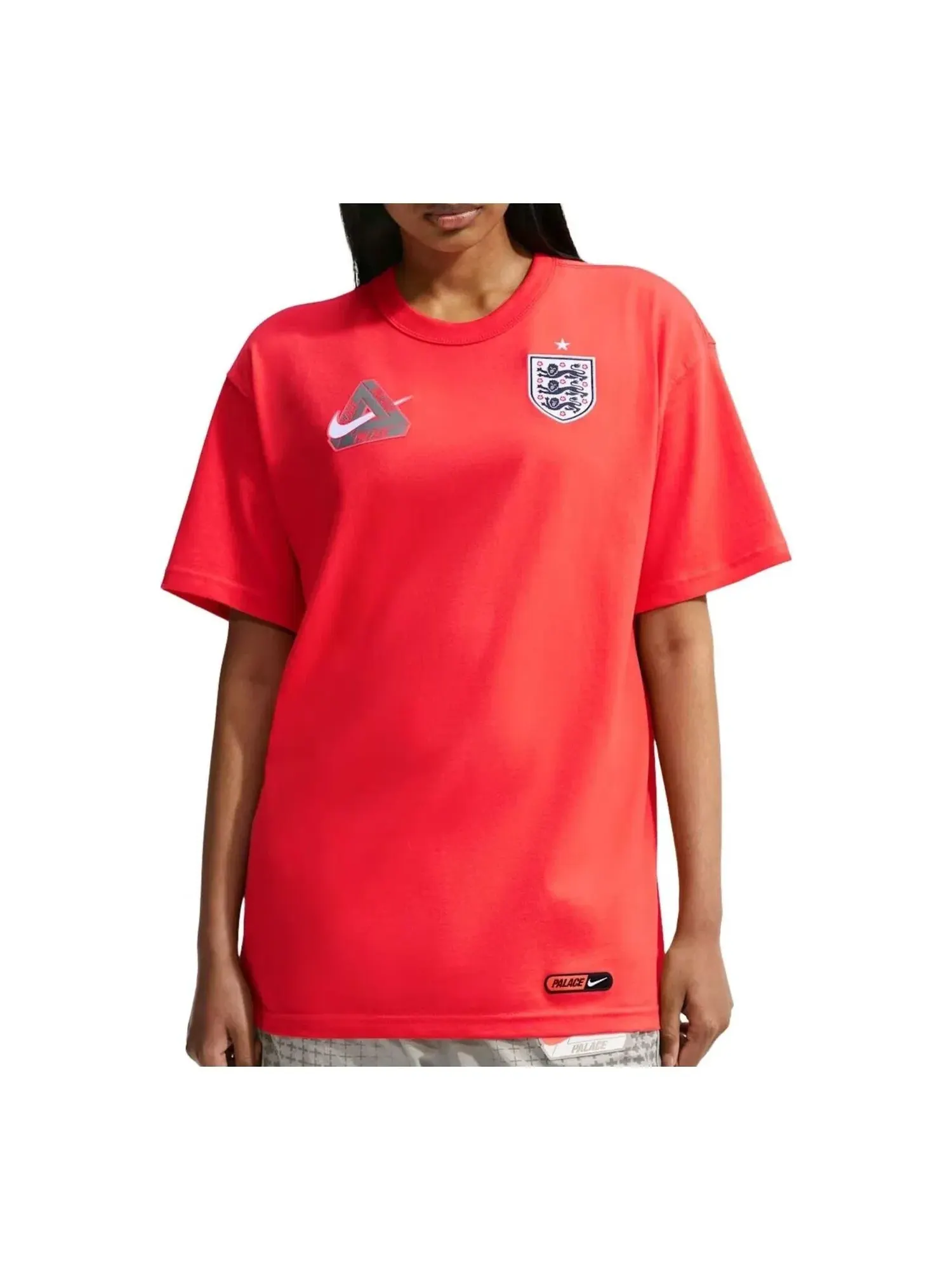 Мужская футболка с принтом Nike x England x Palace Cryoshot Light Crimson — изображение 1 из 3, оранжевый