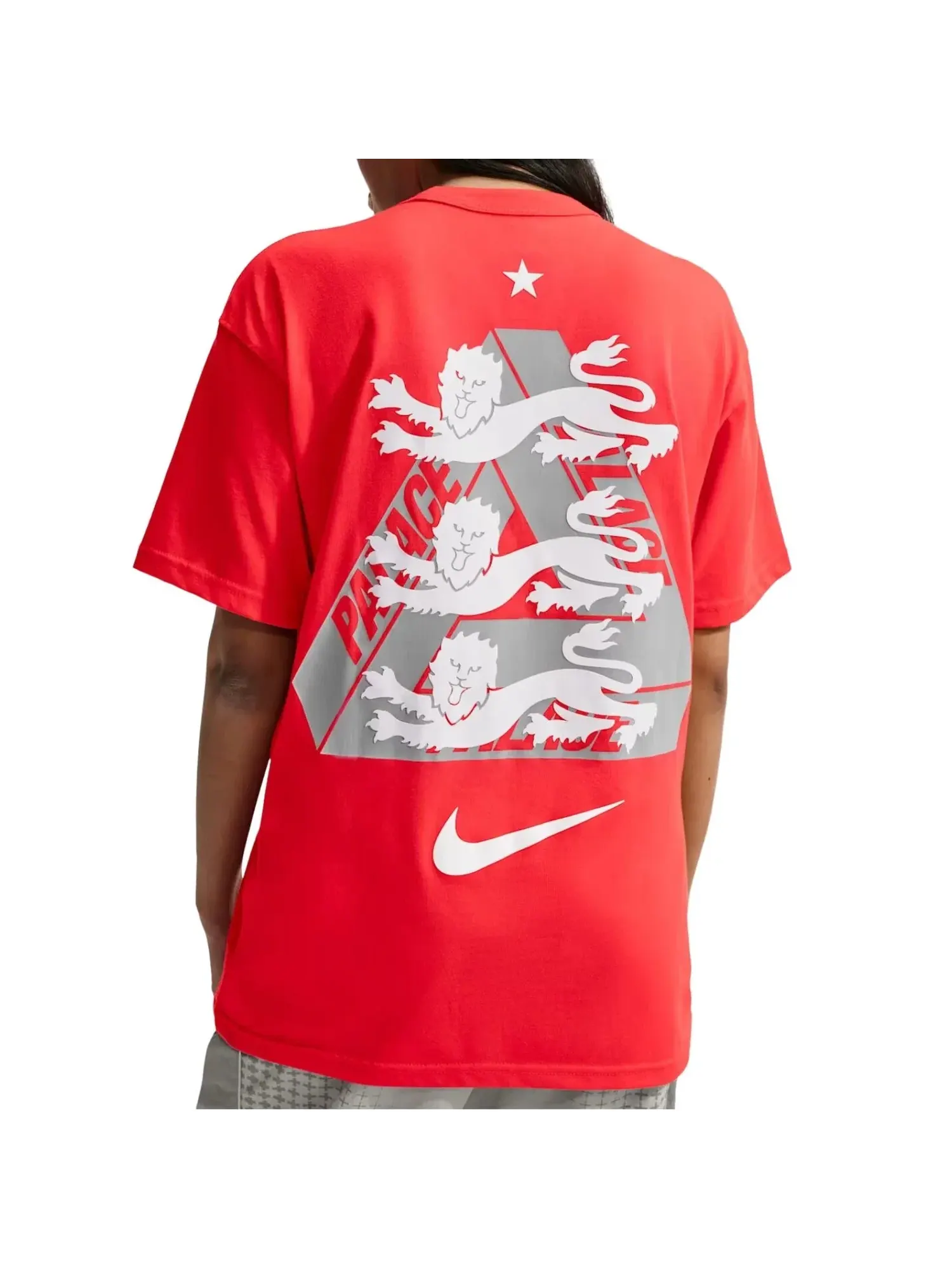 Мужская футболка с принтом Nike x England x Palace Cryoshot Light Crimson — изображение 3 из 3, оранжевый