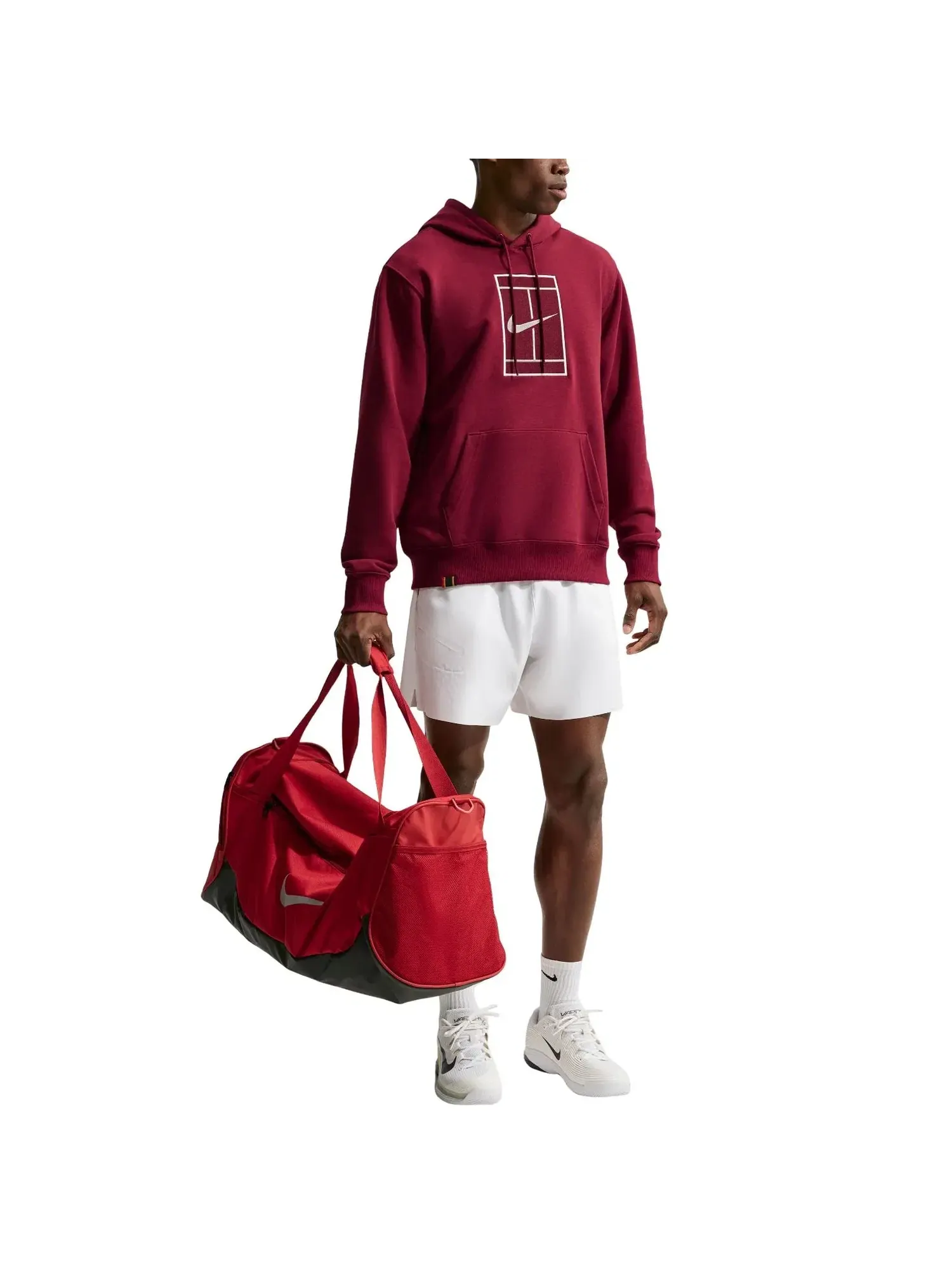 Мужская худи с длинным рукавом Nike Court Slam Dri-FIT Fleece — изображение 3 из 4, красный