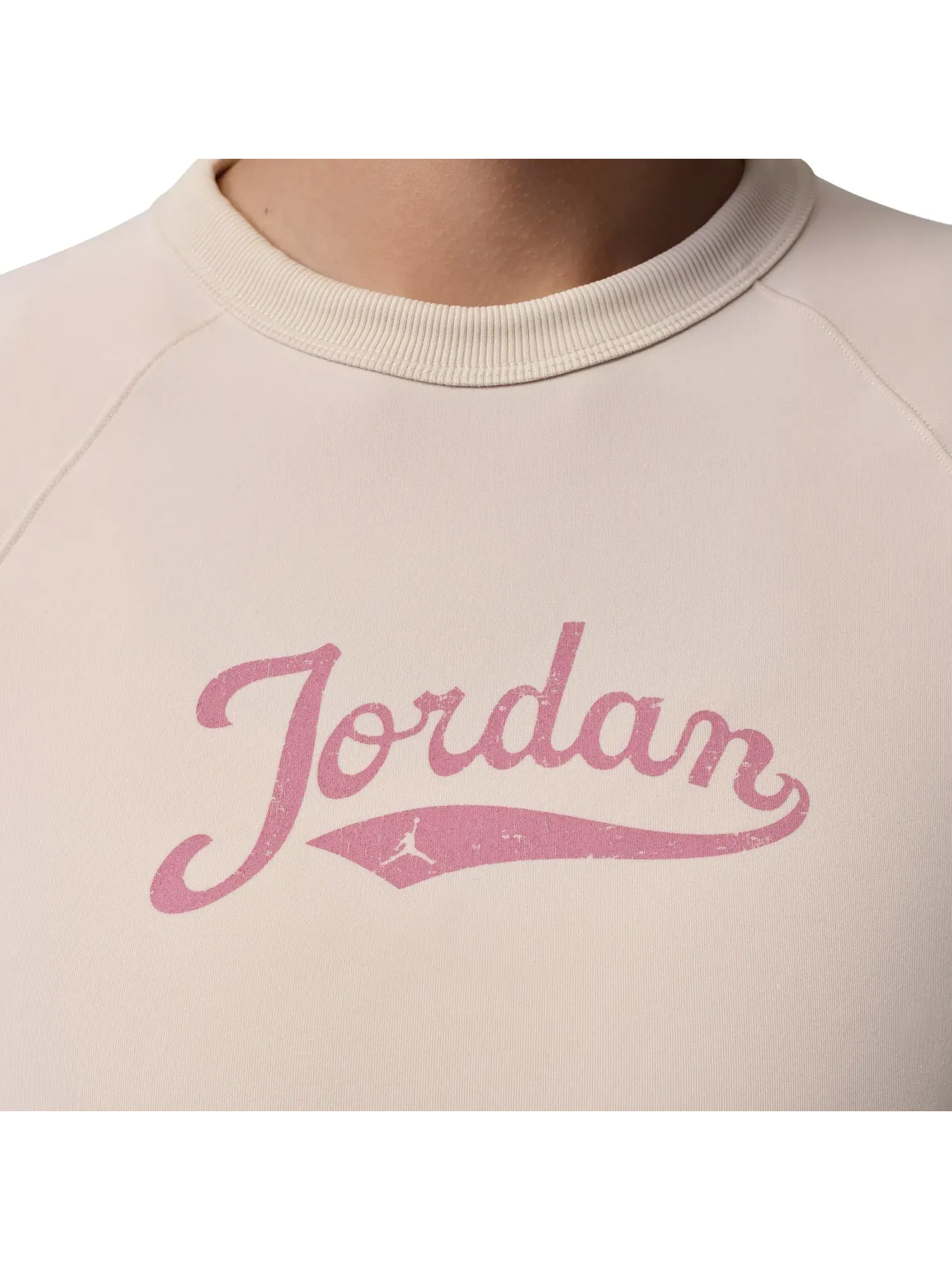 Женская футболка с принтом Jordan Brooklyn Pearl White Sail Desert Berry — изображение 3 из 3, белый